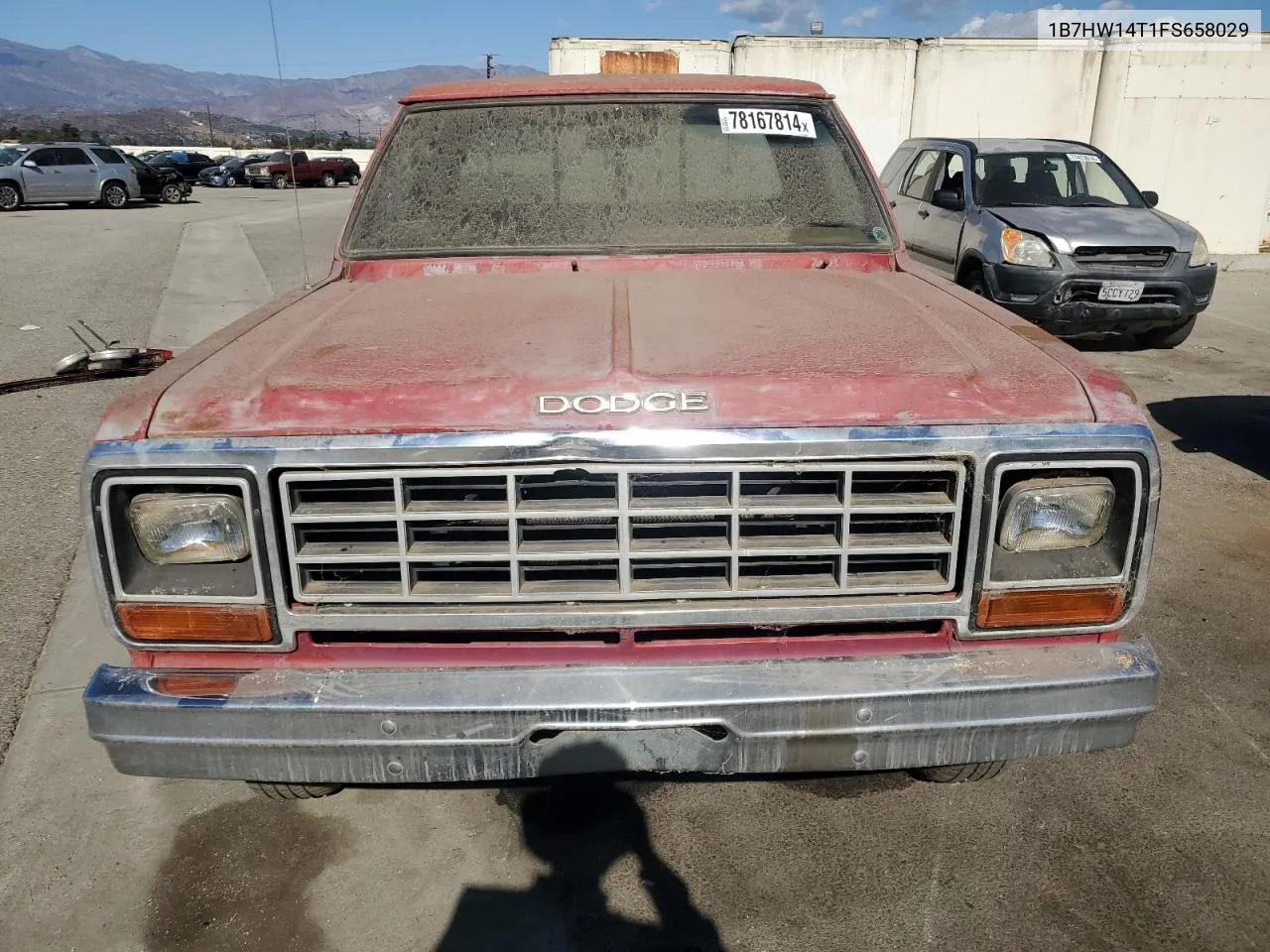 1985 Dodge W-Series W100 VIN: 1B7HW14T1FS658029 Lot: 78167814