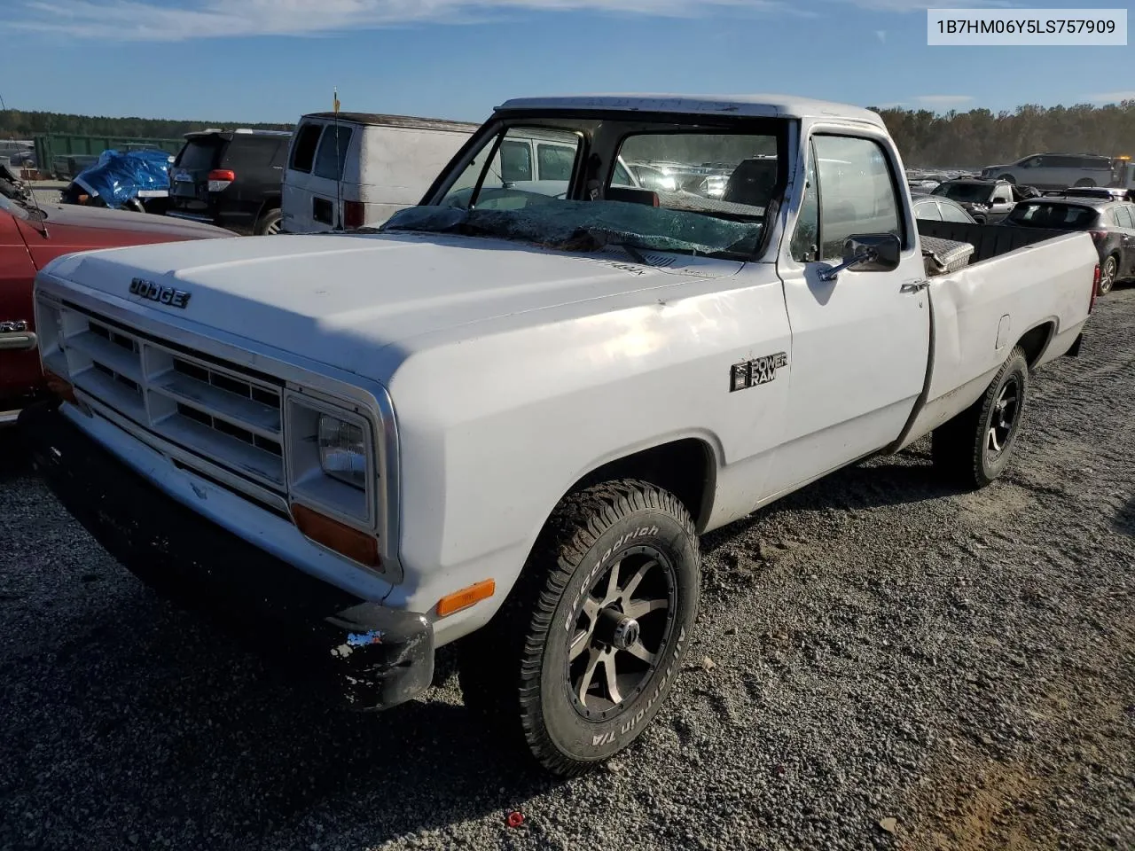 1990 Dodge W-Series W150S VIN: 1B7HM06Y5LS757909 Lot: 77171494