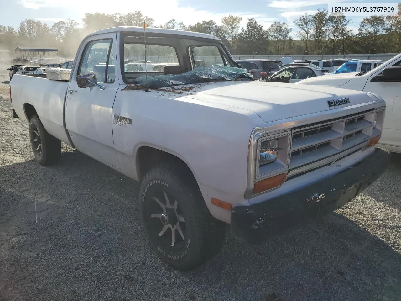 1990 Dodge W-Series W150S VIN: 1B7HM06Y5LS757909 Lot: 77171494