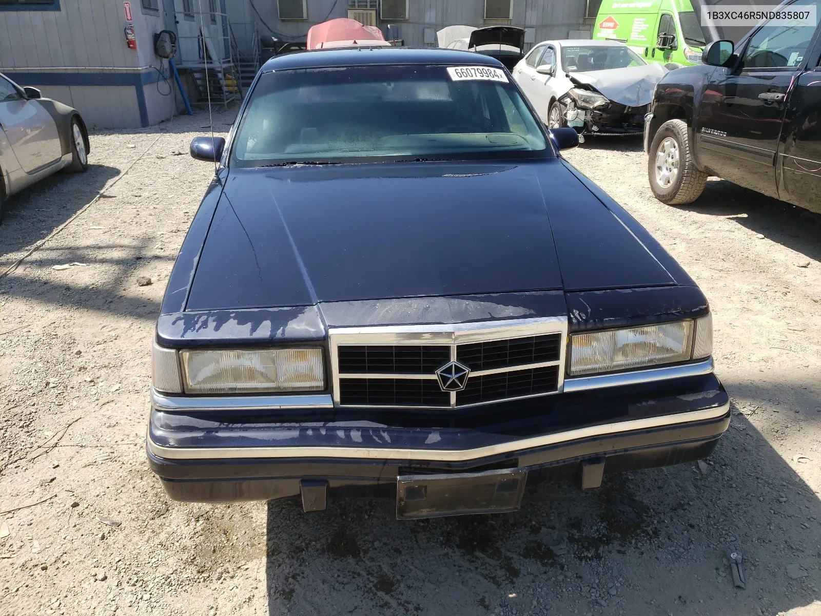 1992 Dodge Dynasty VIN: 1B3XC46R5ND835807 Lot: 66079984