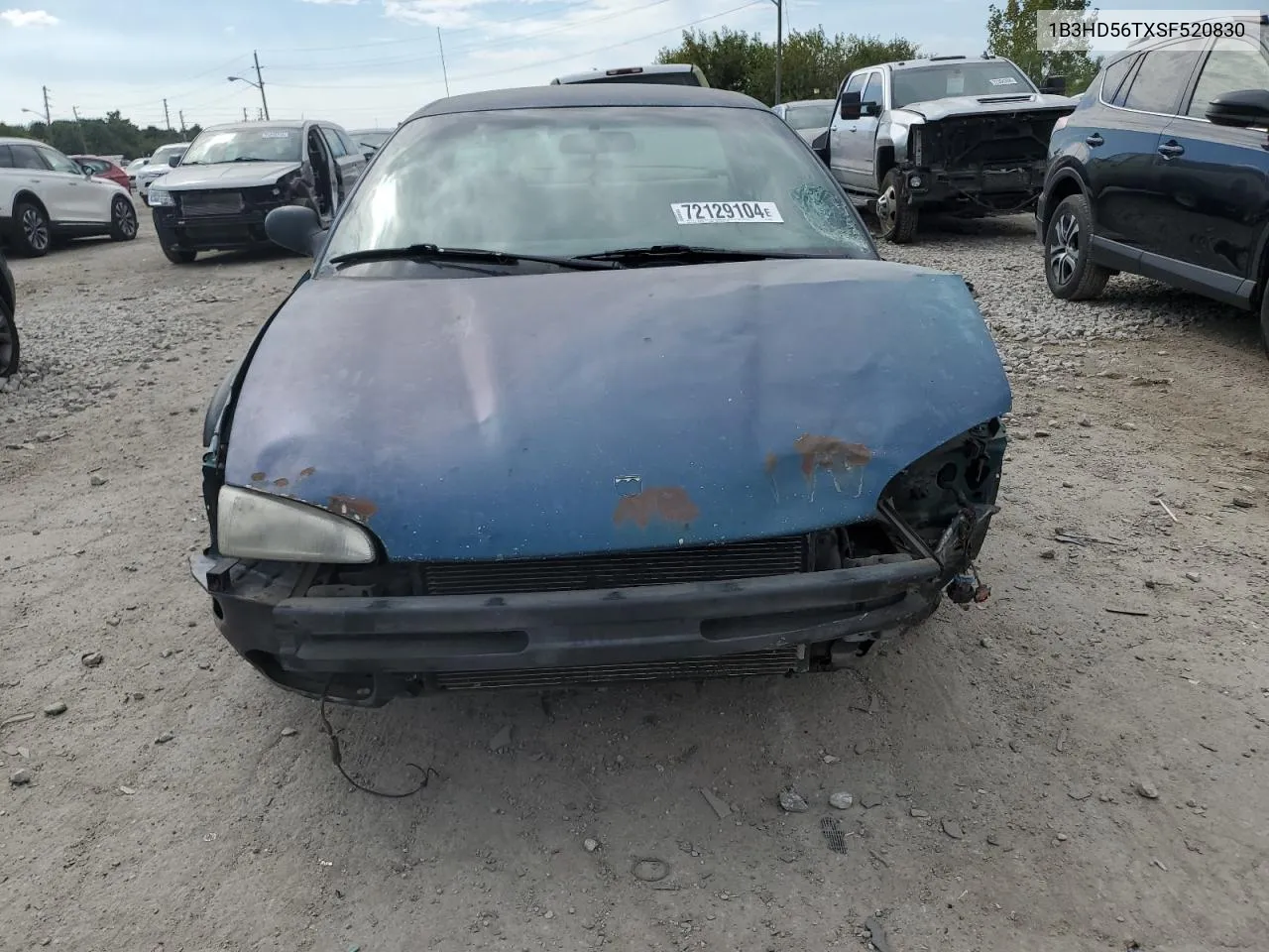 1995 Dodge Intrepid Es VIN: 1B3HD56TXSF520830 Lot: 72129104