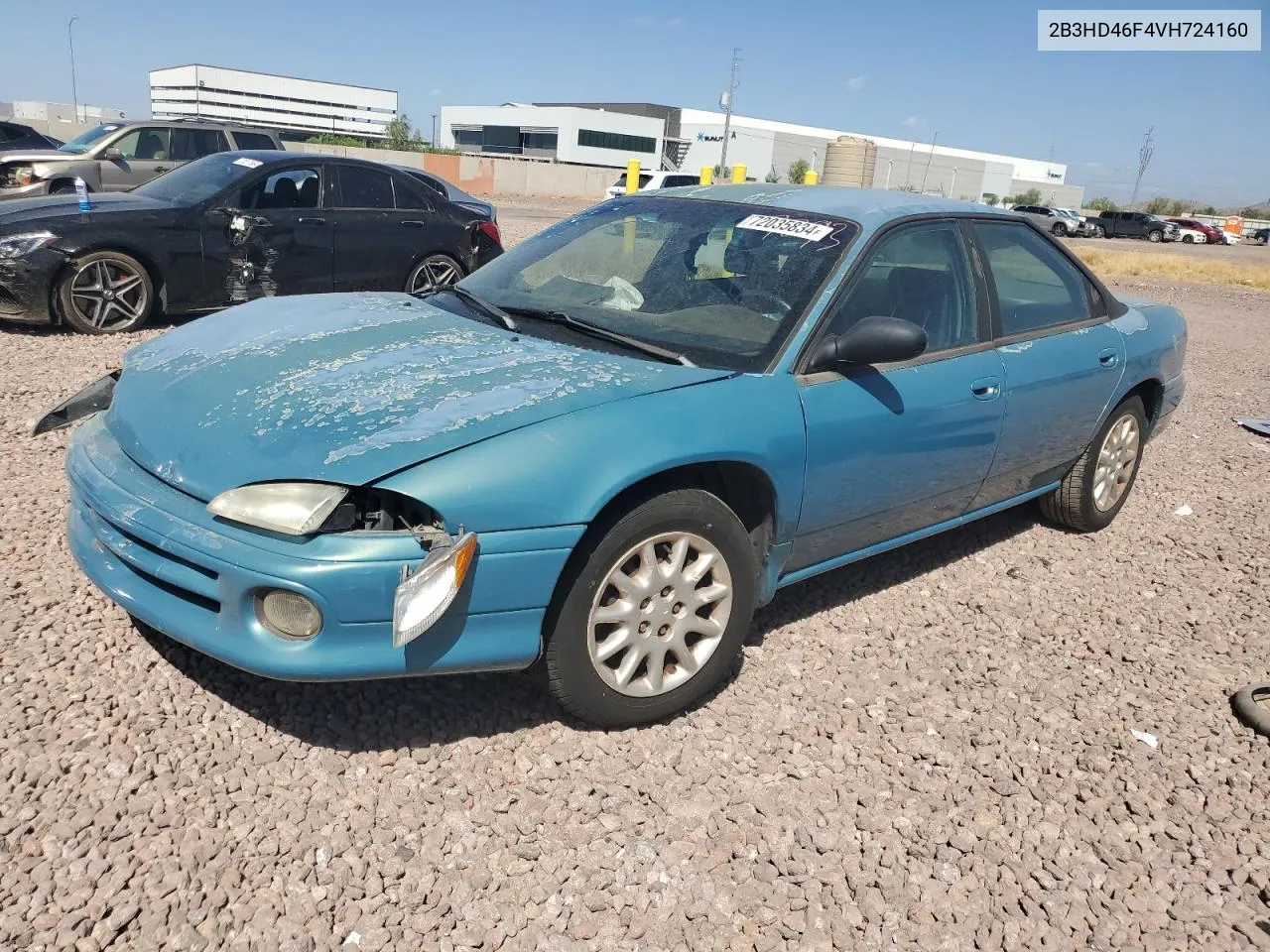 1997 Dodge Intrepid VIN: 2B3HD46F4VH724160 Lot: 72035834