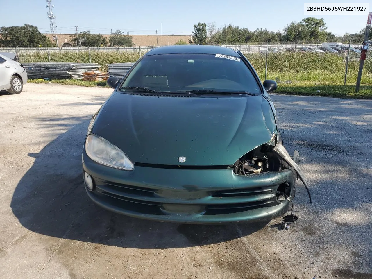 1998 Dodge Intrepid Es VIN: 2B3HD56J5WH221927 Lot: 75285814