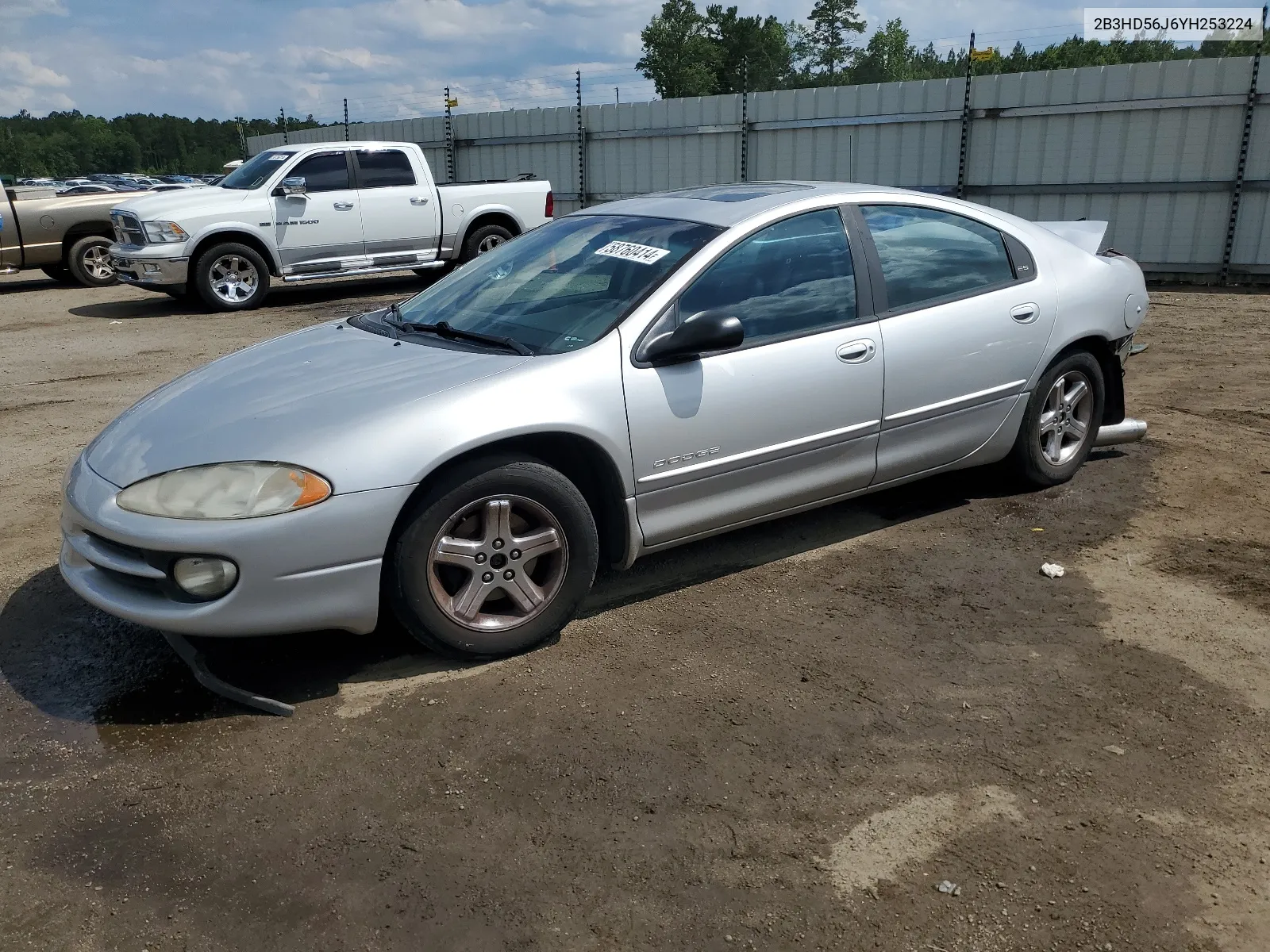 2000 Dodge Intrepid Es VIN: 2B3HD56J6YH253224 Lot: 58760414