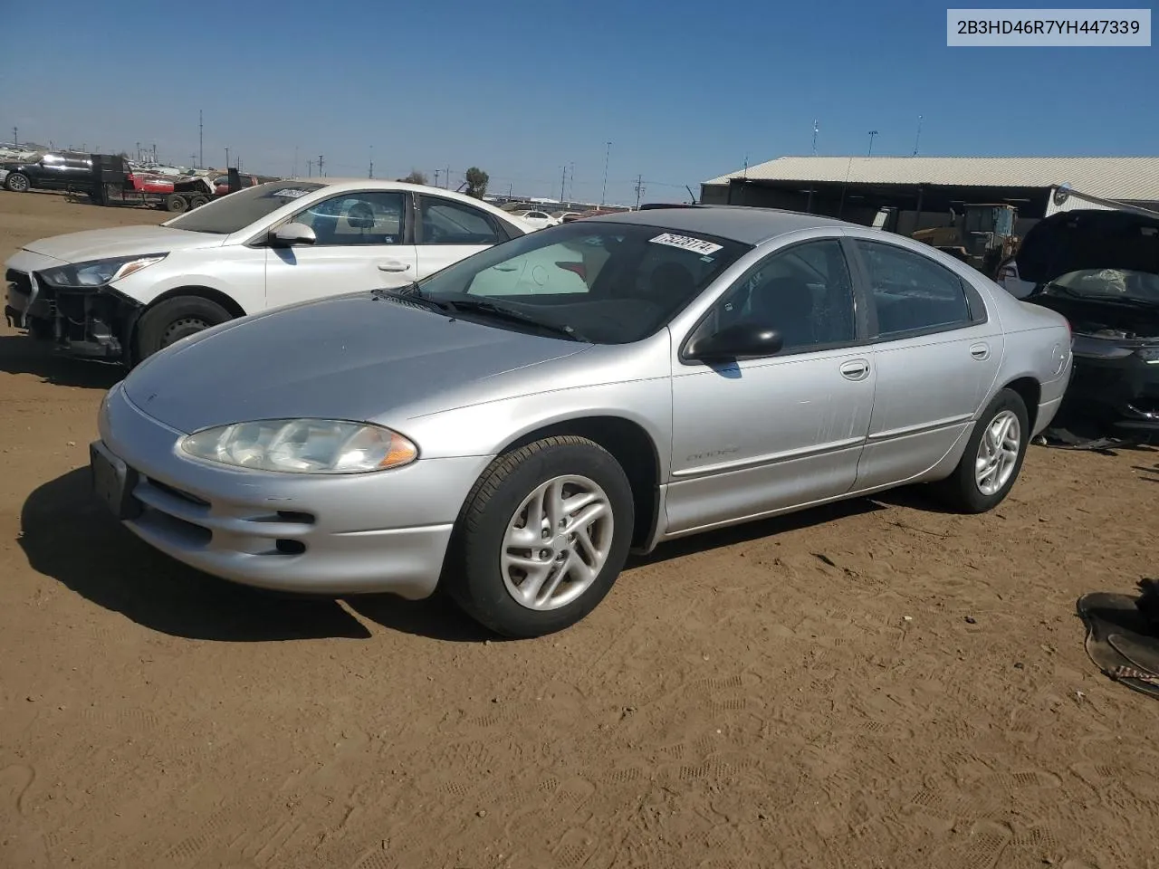 2000 Dodge Intrepid VIN: 2B3HD46R7YH447339 Lot: 75228174