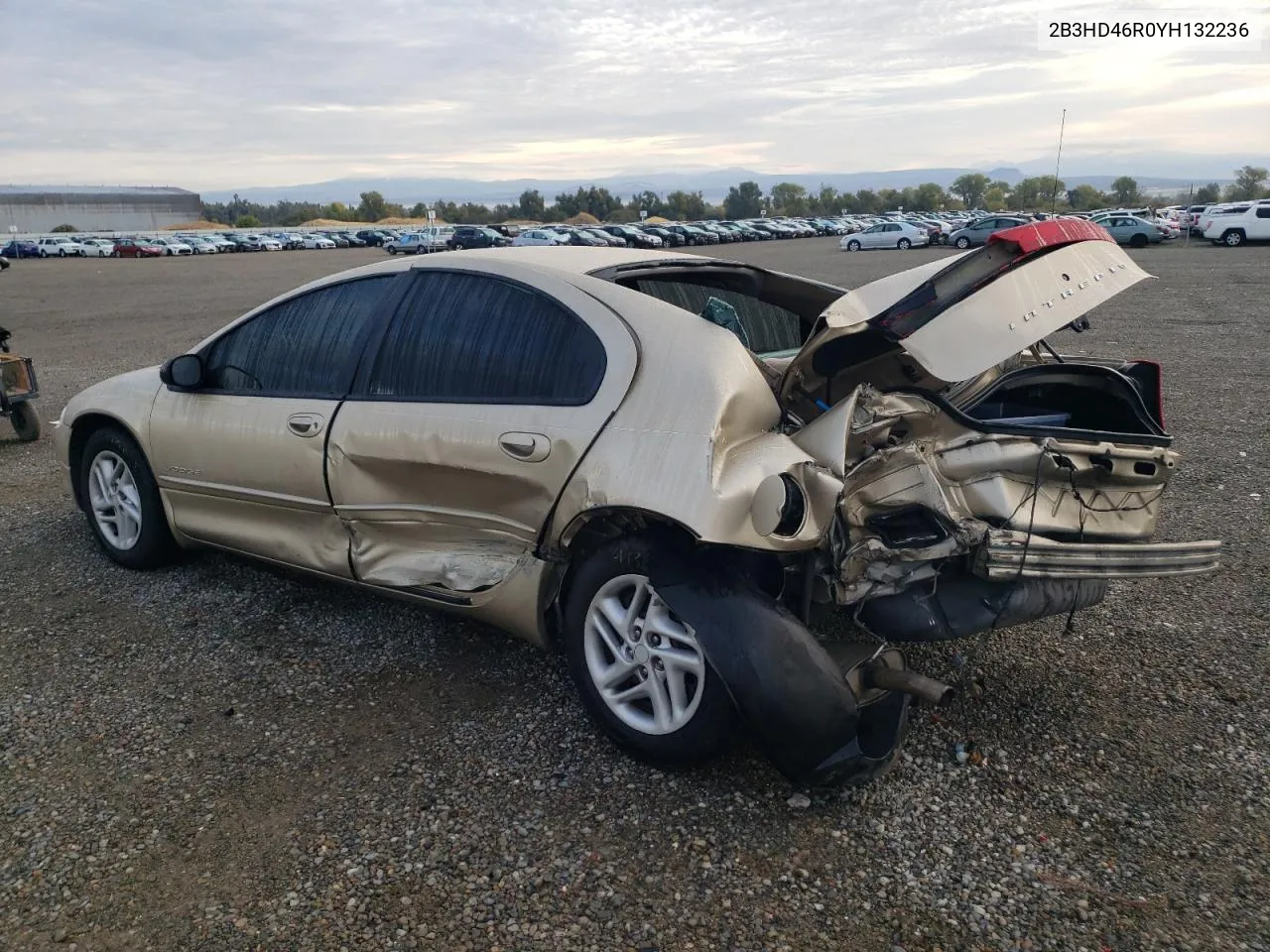 2000 Dodge Intrepid VIN: 2B3HD46R0YH132236 Lot: 78850834