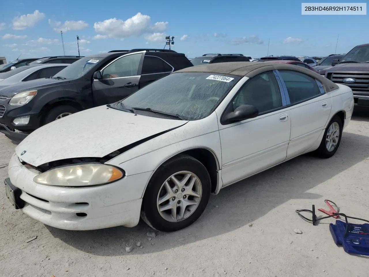 2002 Dodge Intrepid Se VIN: 2B3HD46R92H174511 Lot: 74227064