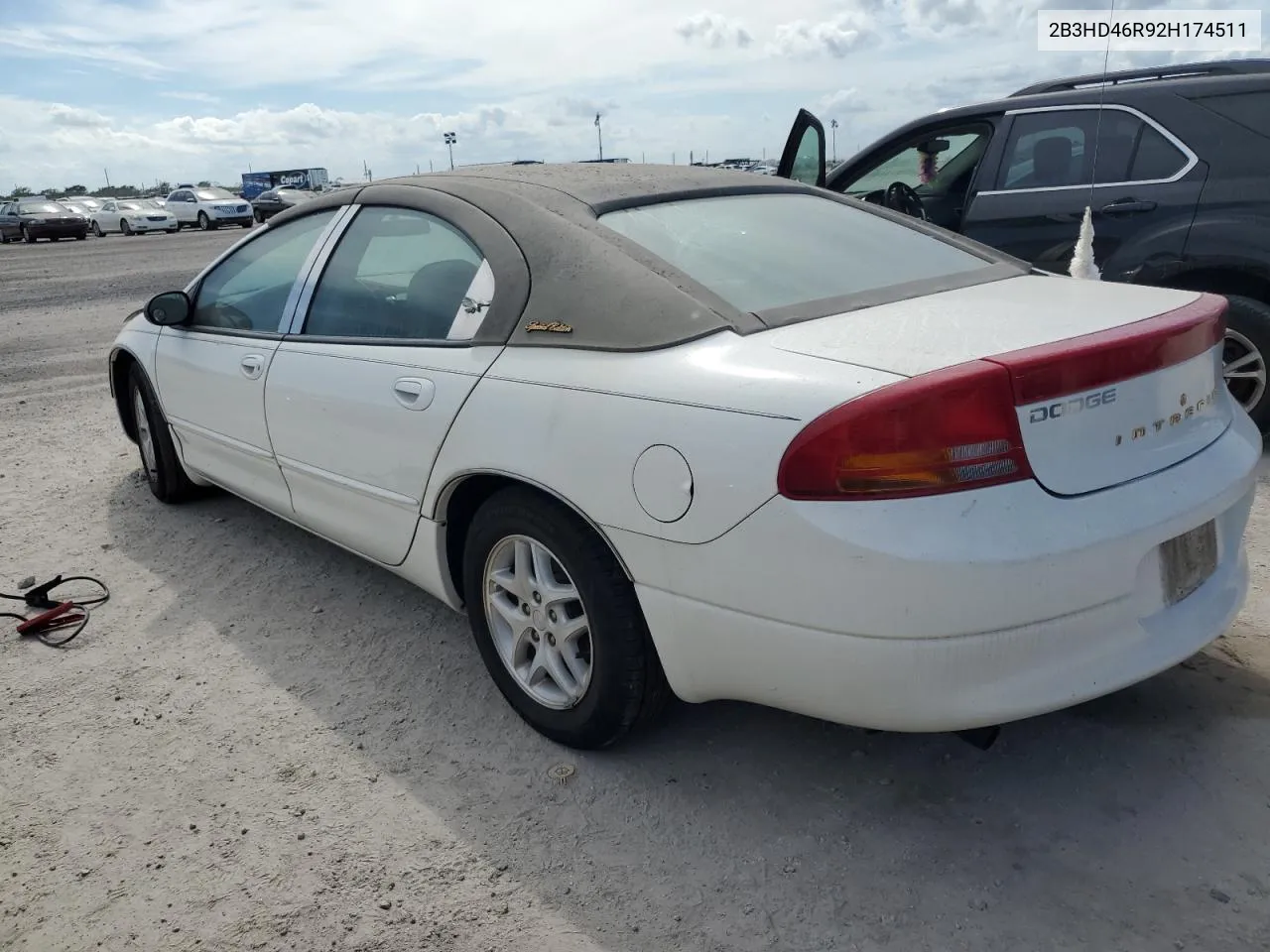 2002 Dodge Intrepid Se VIN: 2B3HD46R92H174511 Lot: 74227064