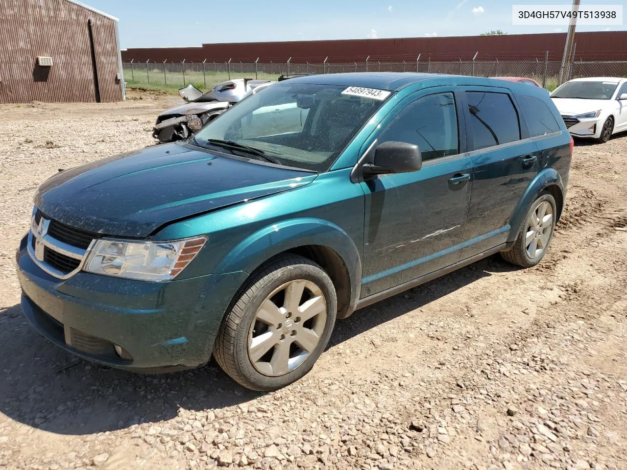 2009 Dodge Journey Sxt VIN: 3D4GH57V49T513938 Lot: 41421774