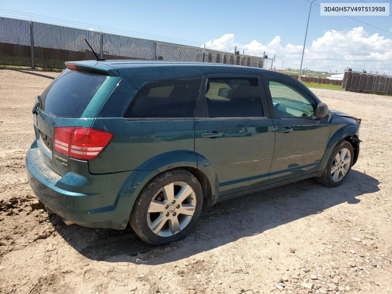 2009 Dodge Journey Sxt VIN: 3D4GH57V49T513938 Lot: 41421774