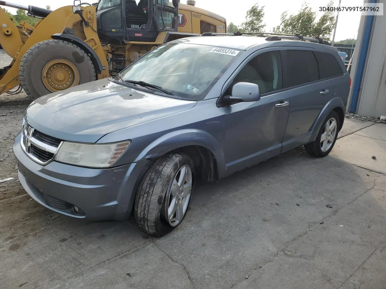 2009 Dodge Journey R/T VIN: 3D4GH67V99T547962 Lot: 64855314