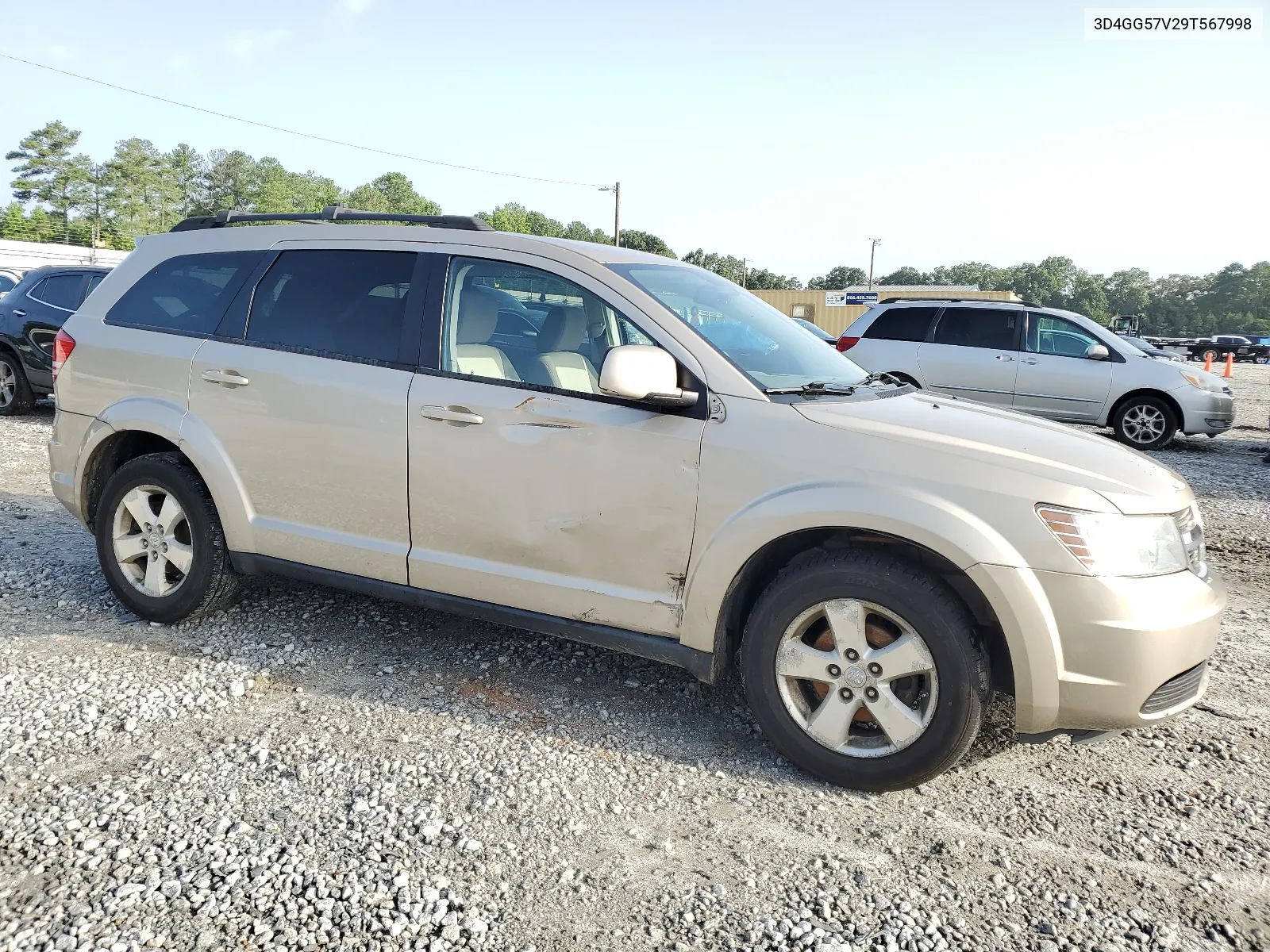 2009 Dodge Journey Sxt VIN: 3D4GG57V29T567998 Lot: 65892394