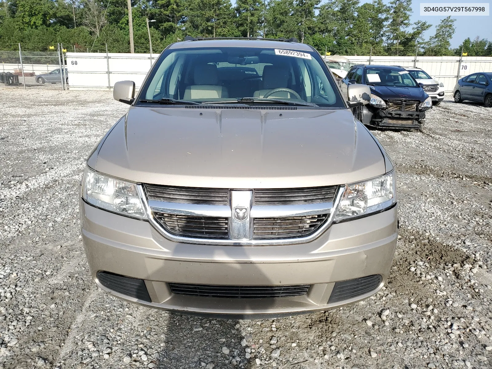 2009 Dodge Journey Sxt VIN: 3D4GG57V29T567998 Lot: 65892394