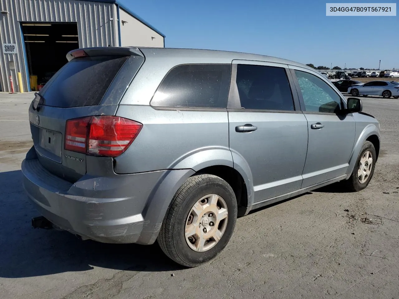 3D4GG47B09T567921 2009 Dodge Journey Se