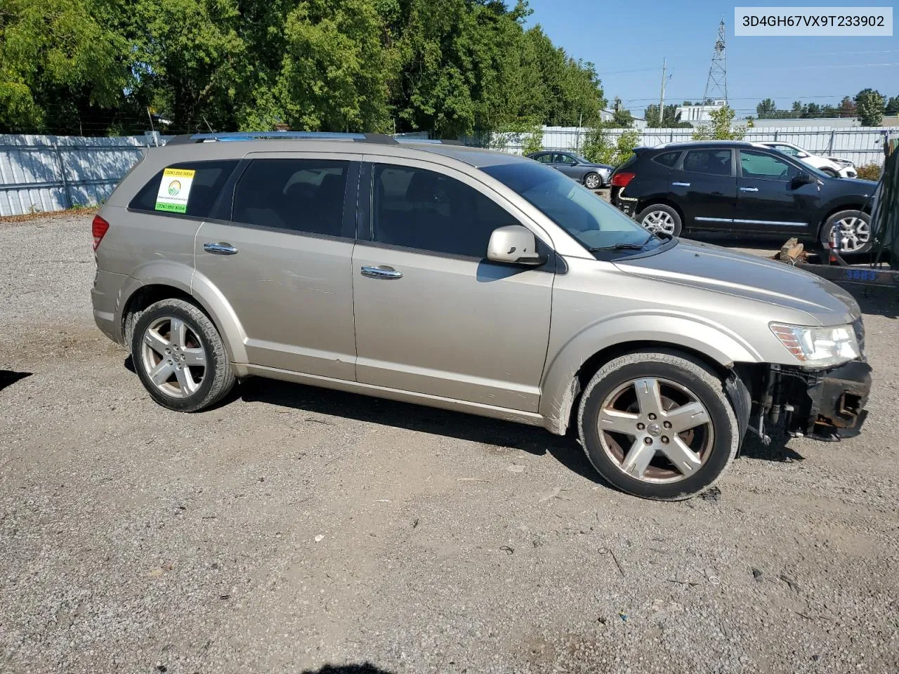 2009 Dodge Journey R/T VIN: 3D4GH67VX9T233902 Lot: 69042454