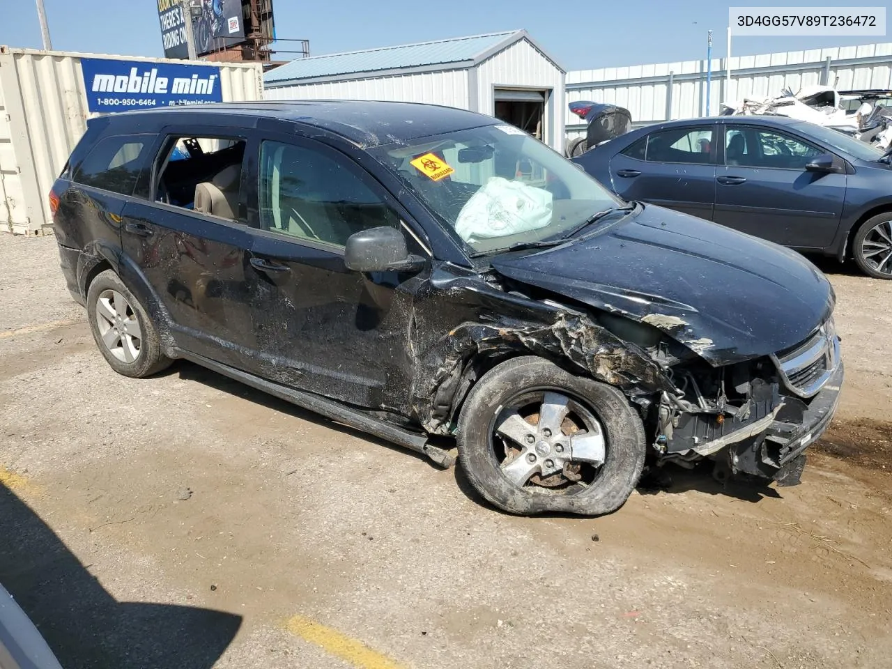 2009 Dodge Journey Sxt VIN: 3D4GG57V89T236472 Lot: 70015414