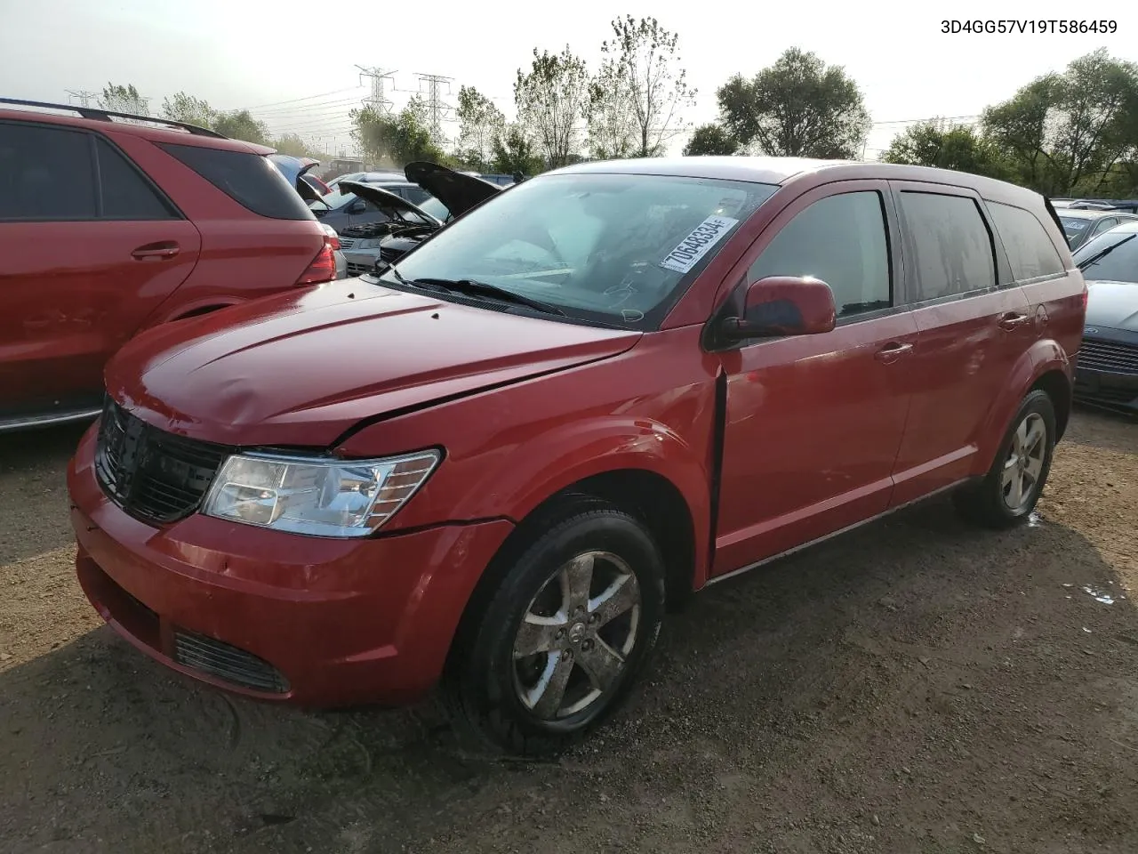 2009 Dodge Journey Sxt VIN: 3D4GG57V19T586459 Lot: 70648334