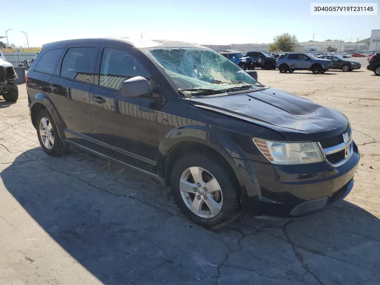 2009 Dodge Journey Sxt VIN: 3D4GG57V19T231145 Lot: 72626554