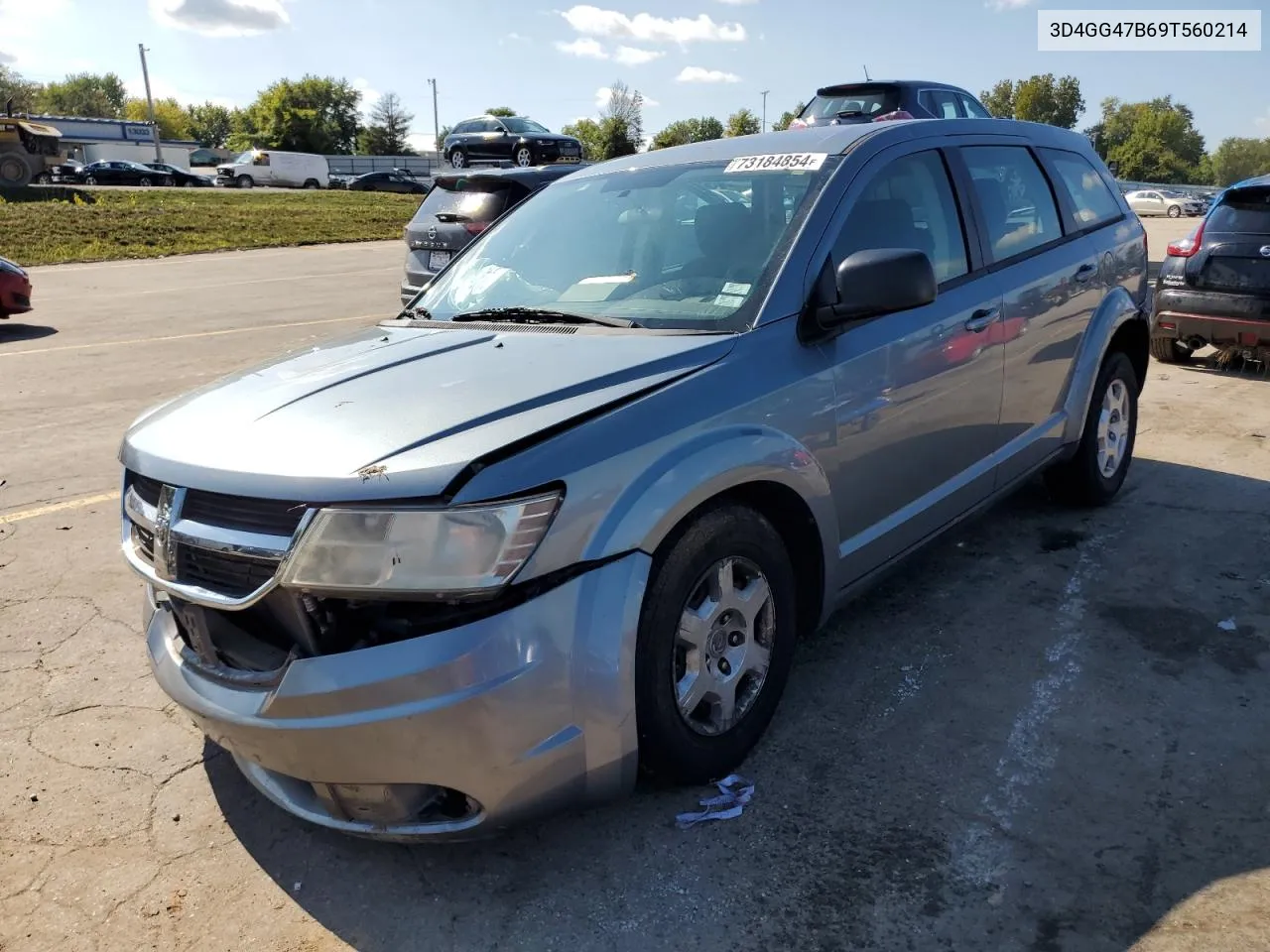 2009 Dodge Journey Se VIN: 3D4GG47B69T560214 Lot: 73184854