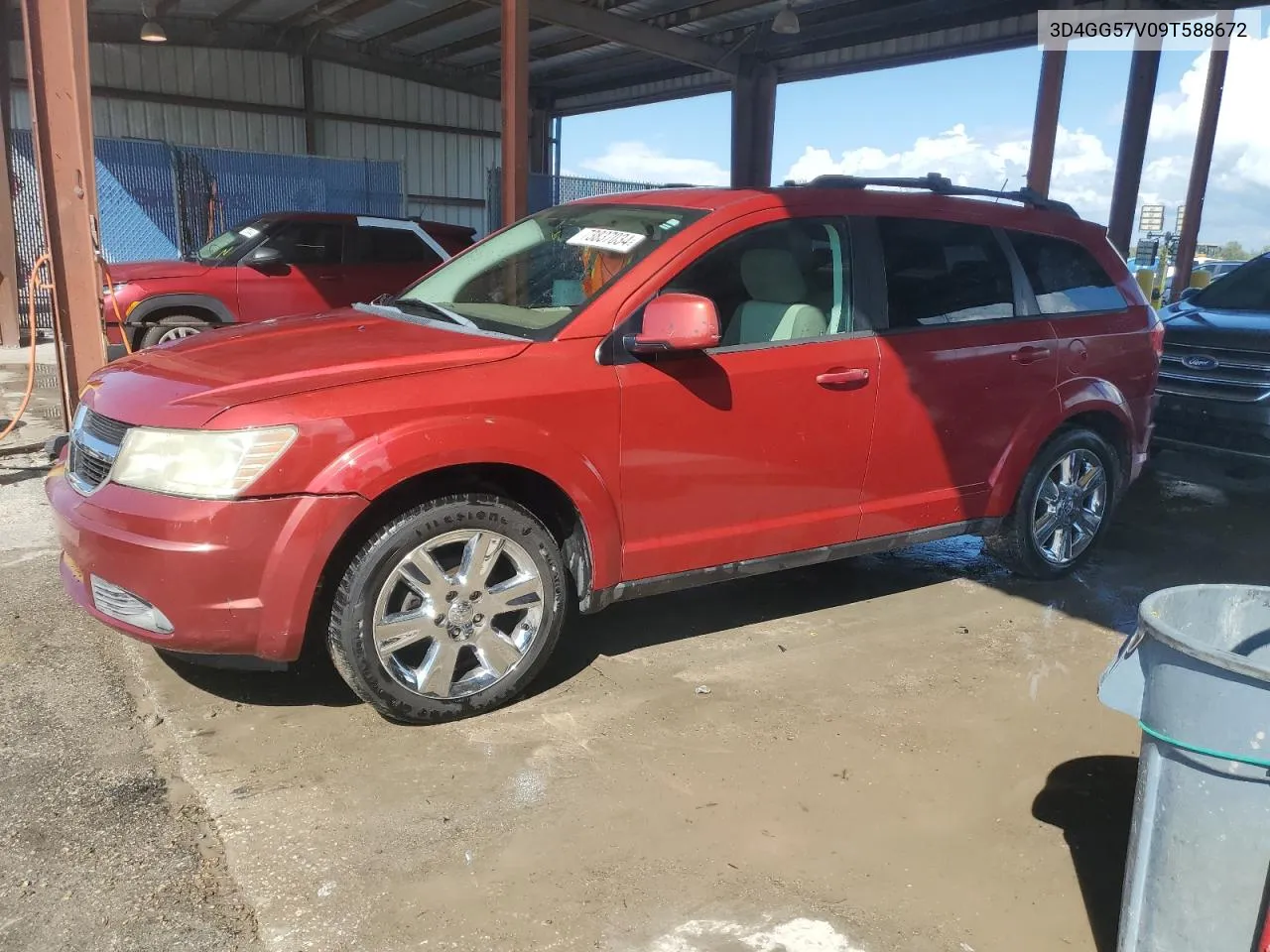 2009 Dodge Journey Sxt VIN: 3D4GG57V09T588672 Lot: 73837034