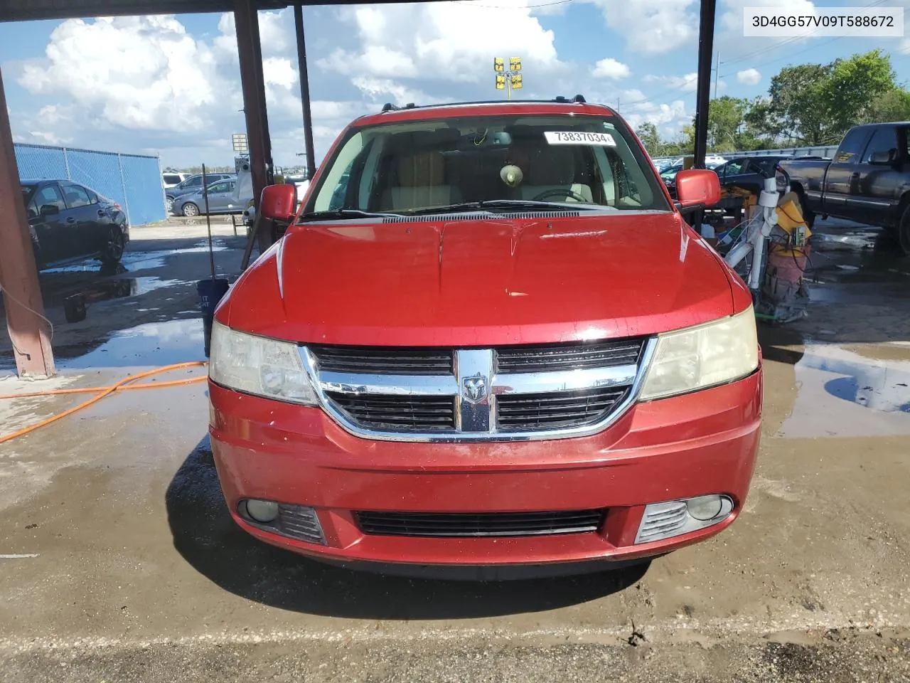 2009 Dodge Journey Sxt VIN: 3D4GG57V09T588672 Lot: 73837034