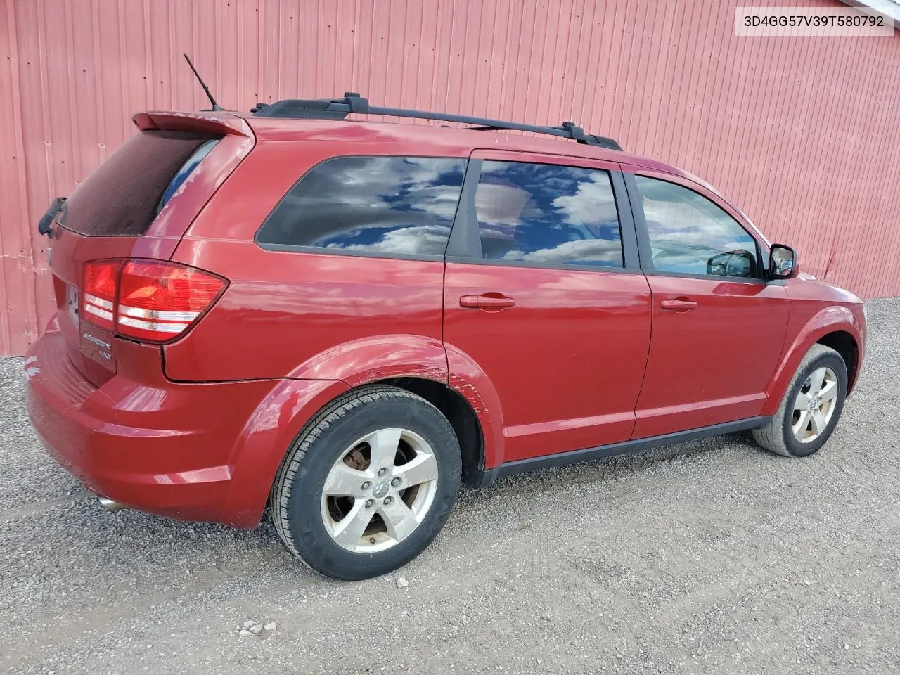 2009 Dodge Journey Sxt VIN: 3D4GG57V39T580792 Lot: 74525014