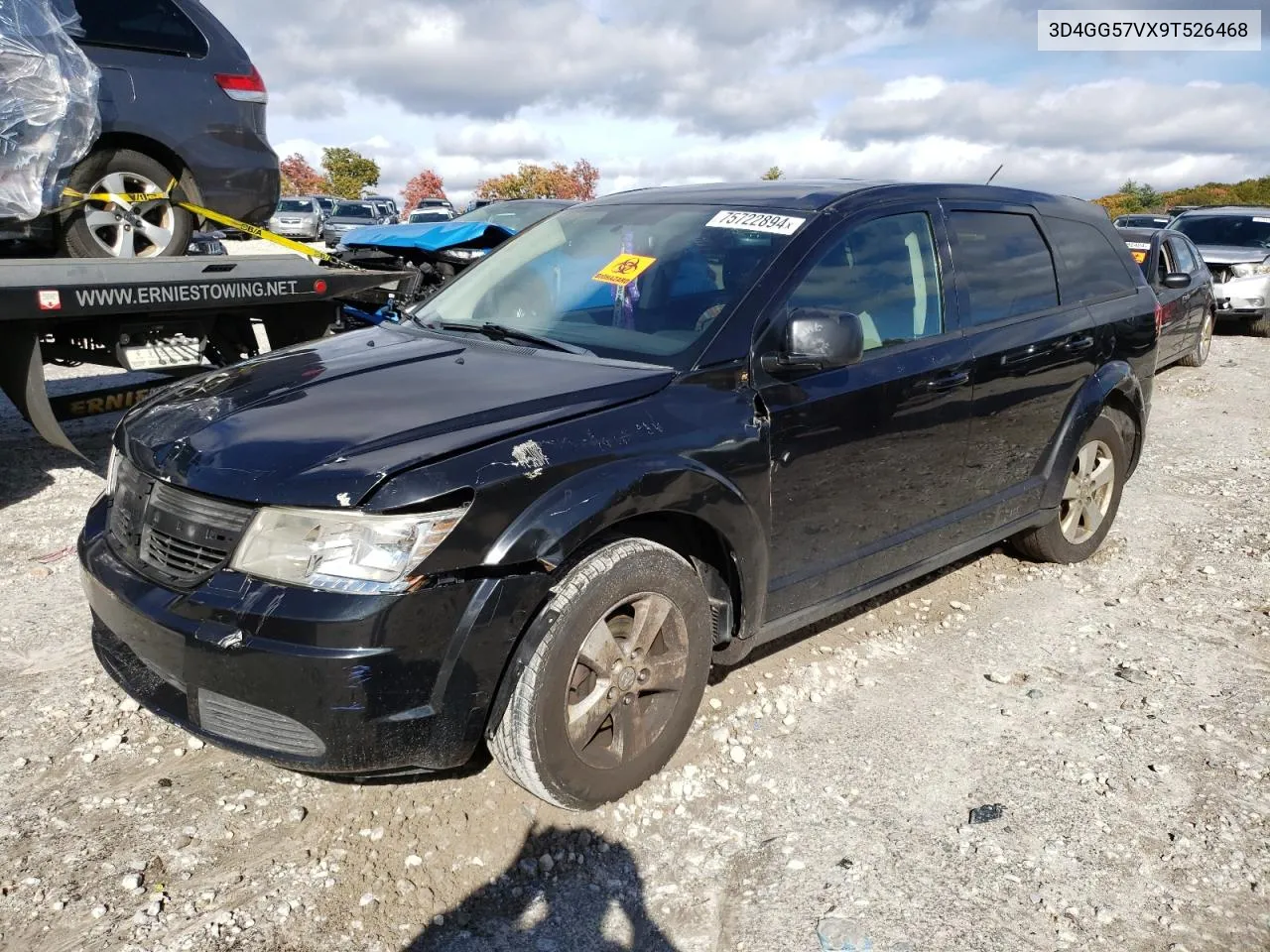 2009 Dodge Journey Sxt VIN: 3D4GG57VX9T526468 Lot: 75722894