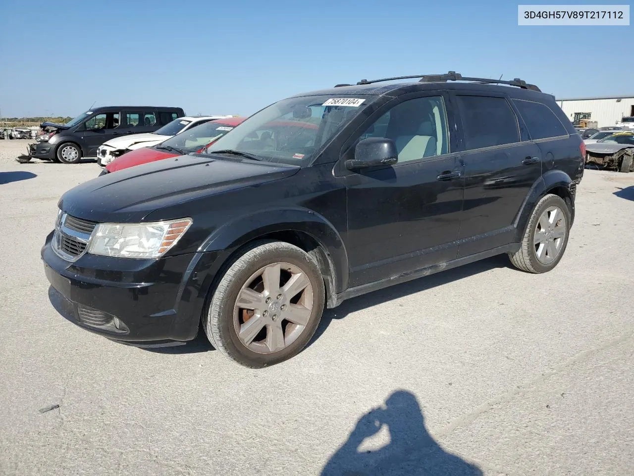 2009 Dodge Journey Sxt VIN: 3D4GH57V89T217112 Lot: 75870104