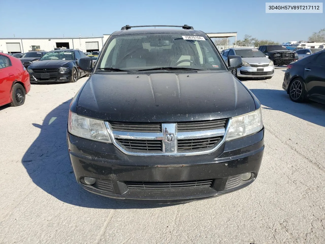 2009 Dodge Journey Sxt VIN: 3D4GH57V89T217112 Lot: 75870104