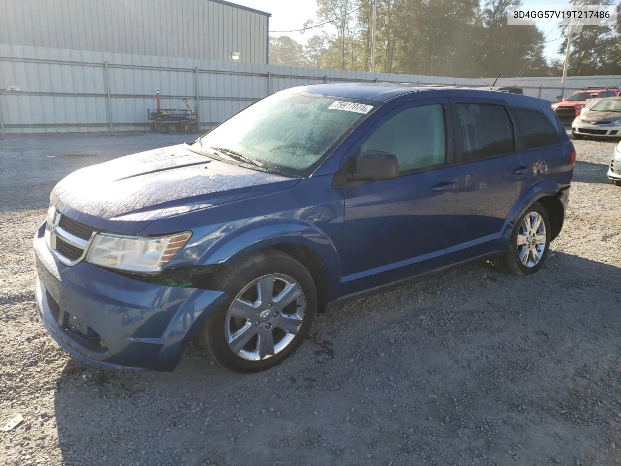 2009 Dodge Journey Sxt VIN: 3D4GG57V19T217486 Lot: 75917074