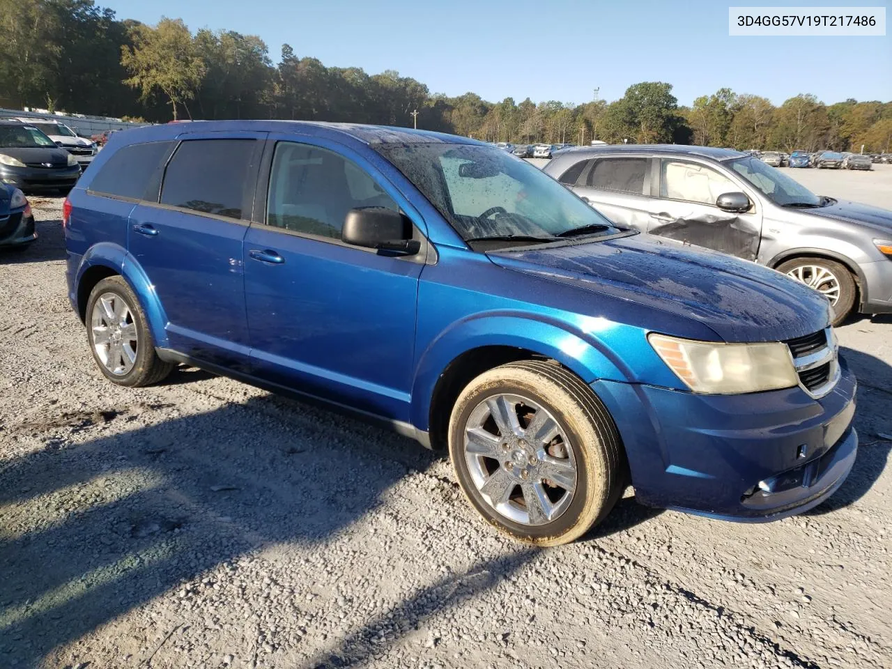 2009 Dodge Journey Sxt VIN: 3D4GG57V19T217486 Lot: 75917074