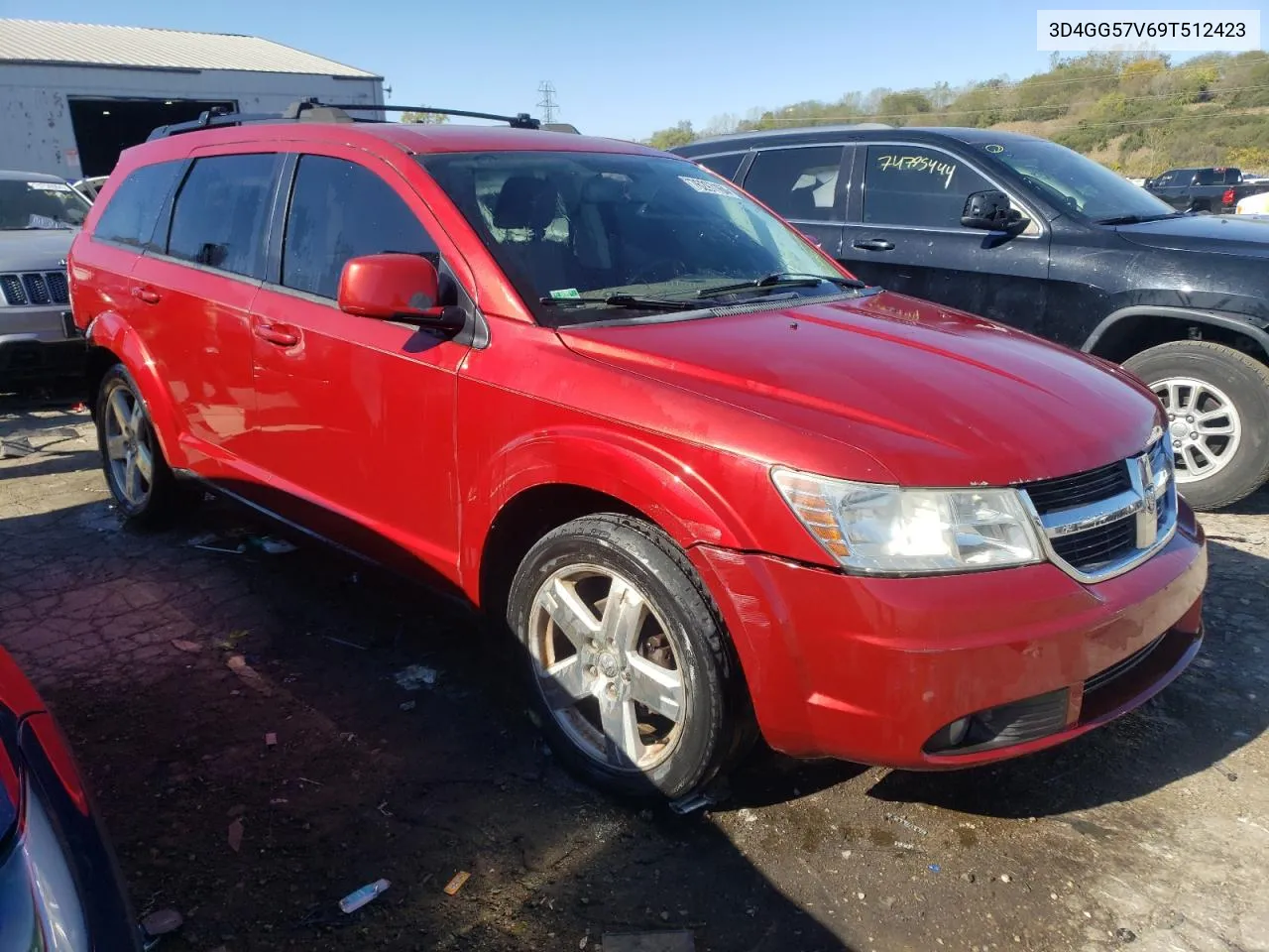 2009 Dodge Journey Sxt VIN: 3D4GG57V69T512423 Lot: 76297164