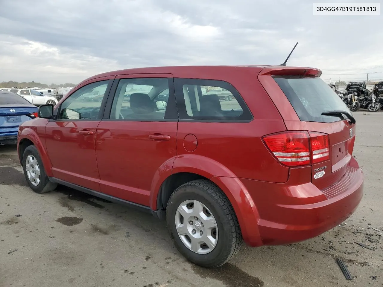 2009 Dodge Journey Se VIN: 3D4GG47B19T581813 Lot: 76320564