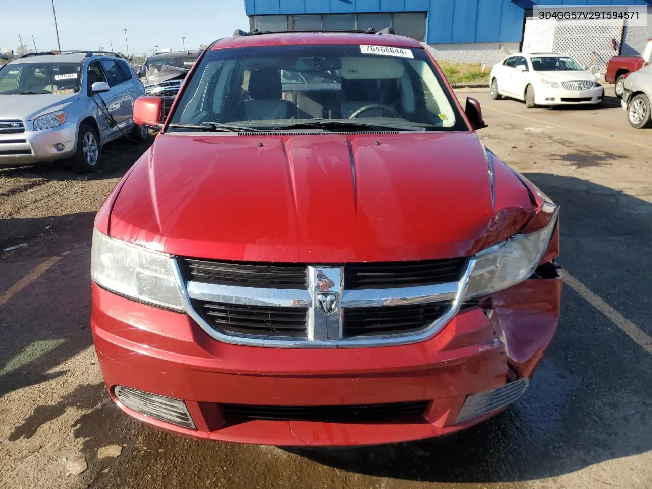 2009 Dodge Journey Sxt VIN: 3D4GG57V29T594571 Lot: 76468644