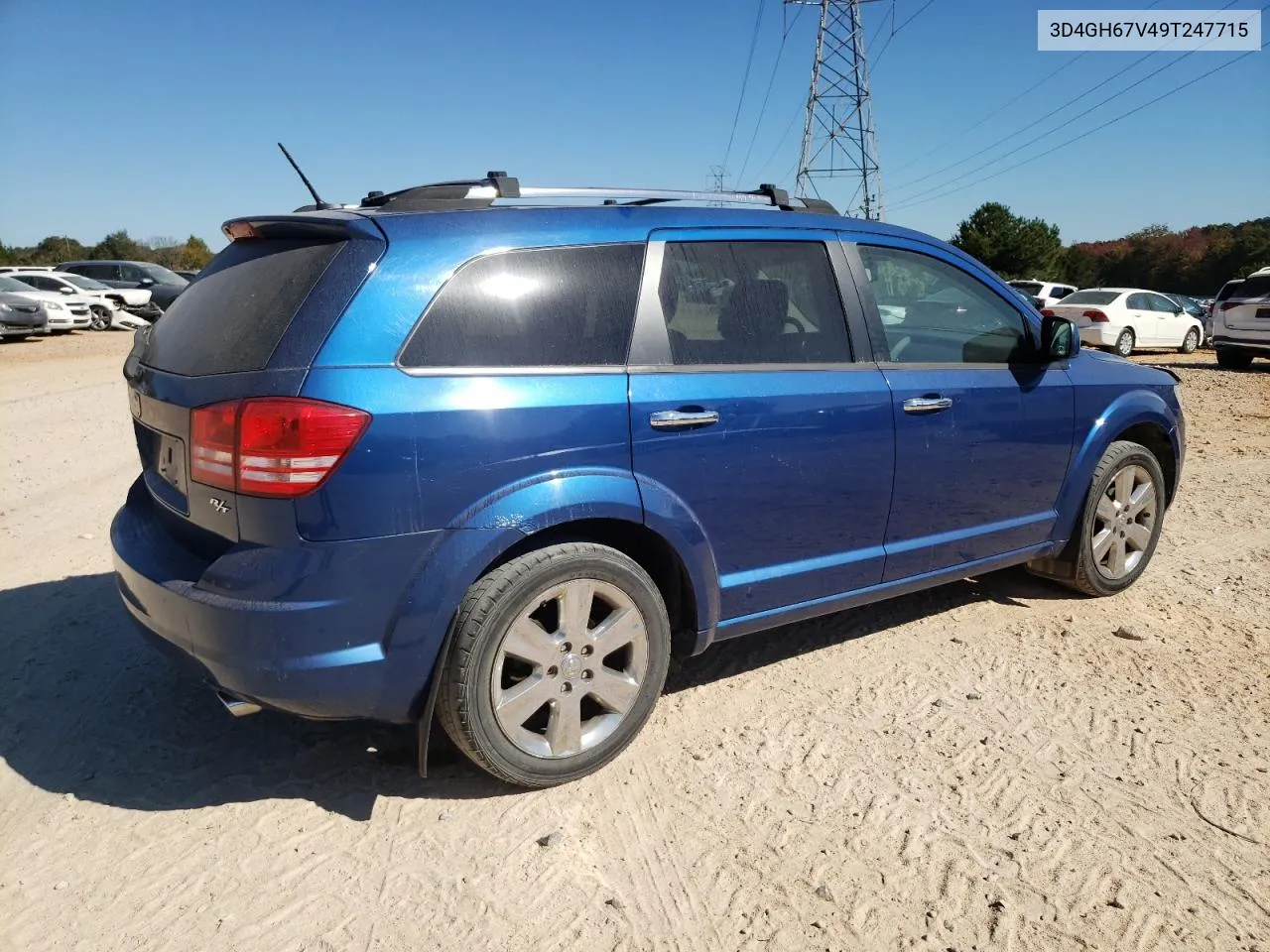 2009 Dodge Journey R/T VIN: 3D4GH67V49T247715 Lot: 77279444