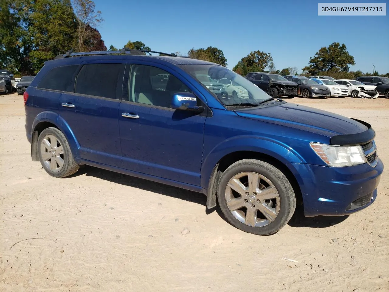 2009 Dodge Journey R/T VIN: 3D4GH67V49T247715 Lot: 77279444