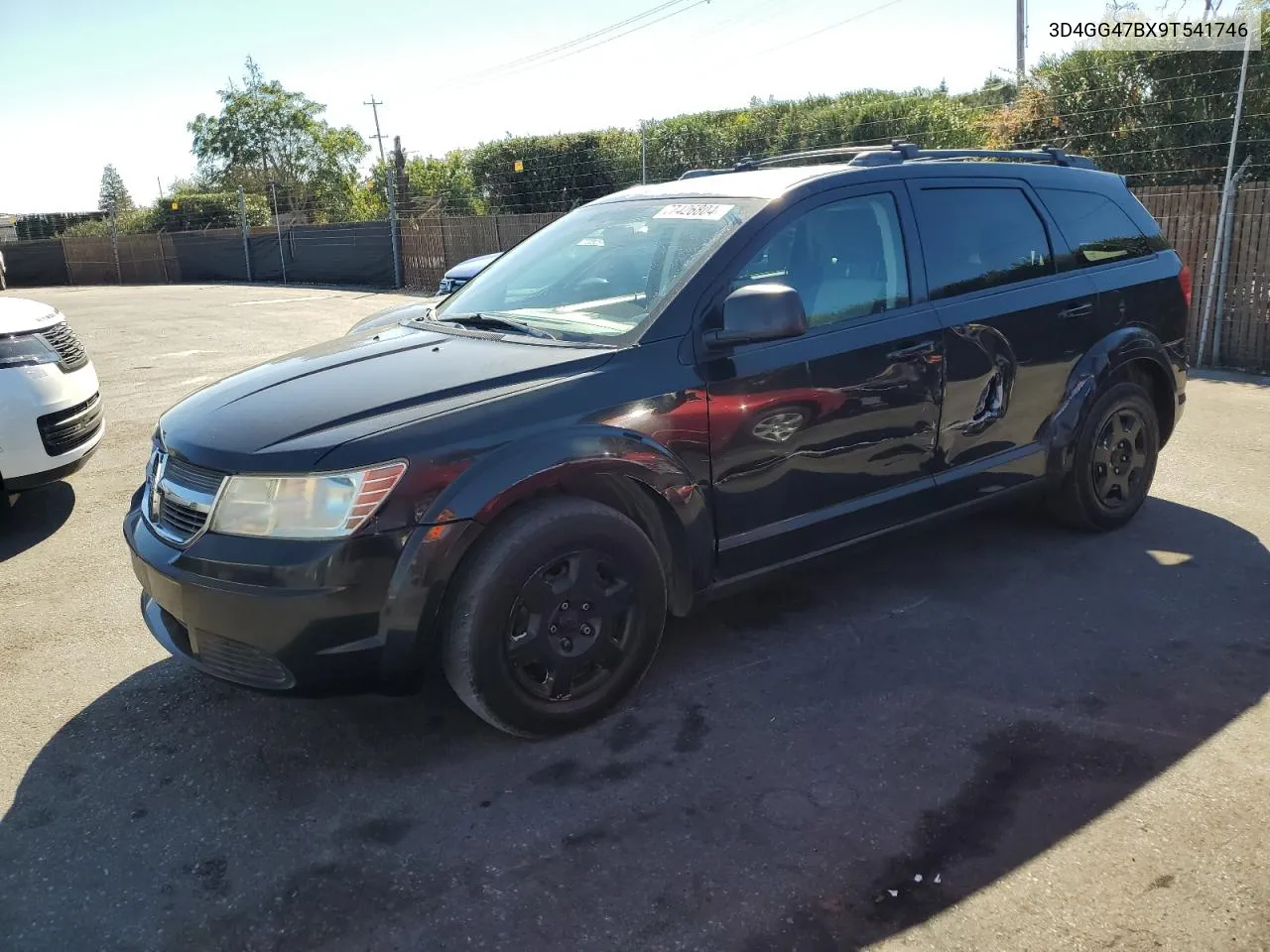 2009 Dodge Journey Se VIN: 3D4GG47BX9T541746 Lot: 77426804