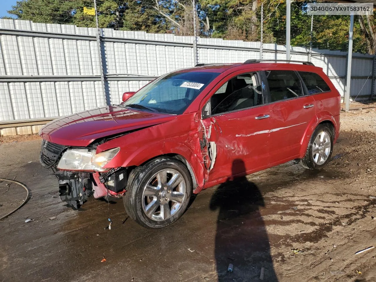 2009 Dodge Journey R/T VIN: 3D4GG67VX9T583162 Lot: 77533004