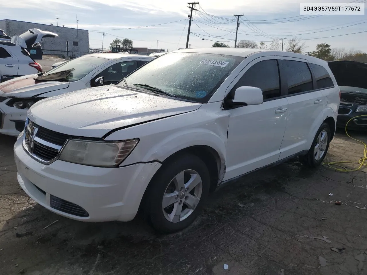 2009 Dodge Journey Sxt VIN: 3D4GG57V59T177672 Lot: 78313394