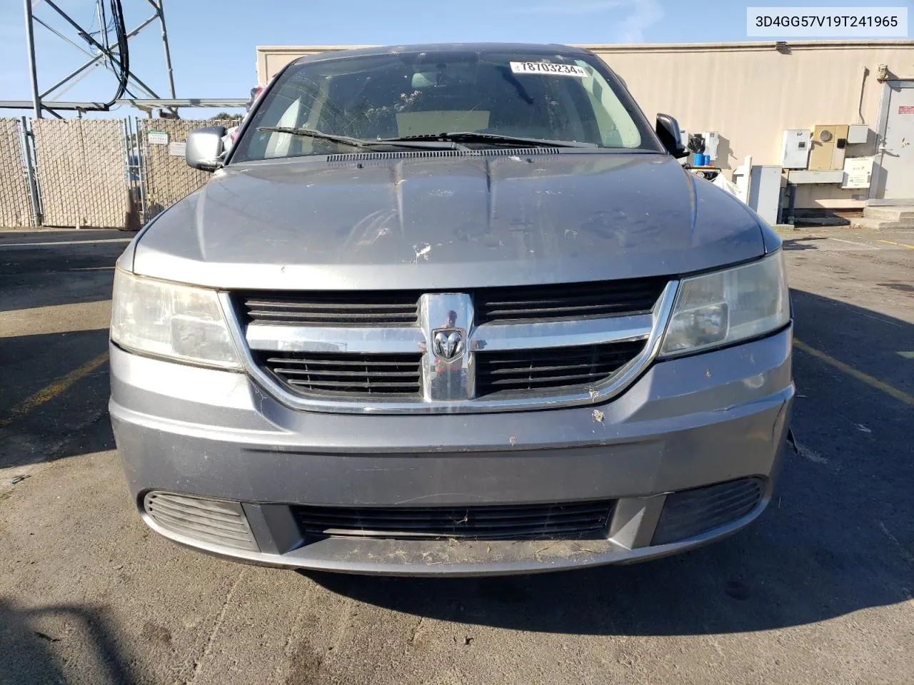 2009 Dodge Journey Sxt VIN: 3D4GG57V19T241965 Lot: 78703234