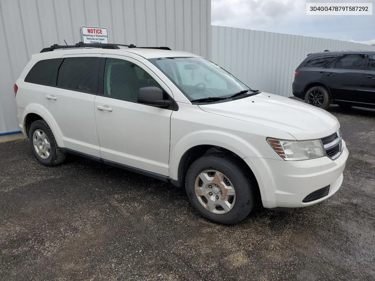 2009 Dodge Journey Se VIN: 3D4GG47B79T587292 Lot: 78999984