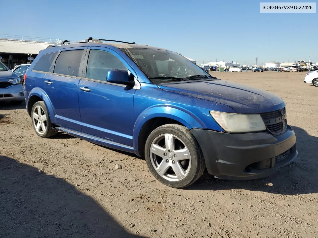 2009 Dodge Journey R/T VIN: 3D4GG67VX9T522426 Lot: 79030573