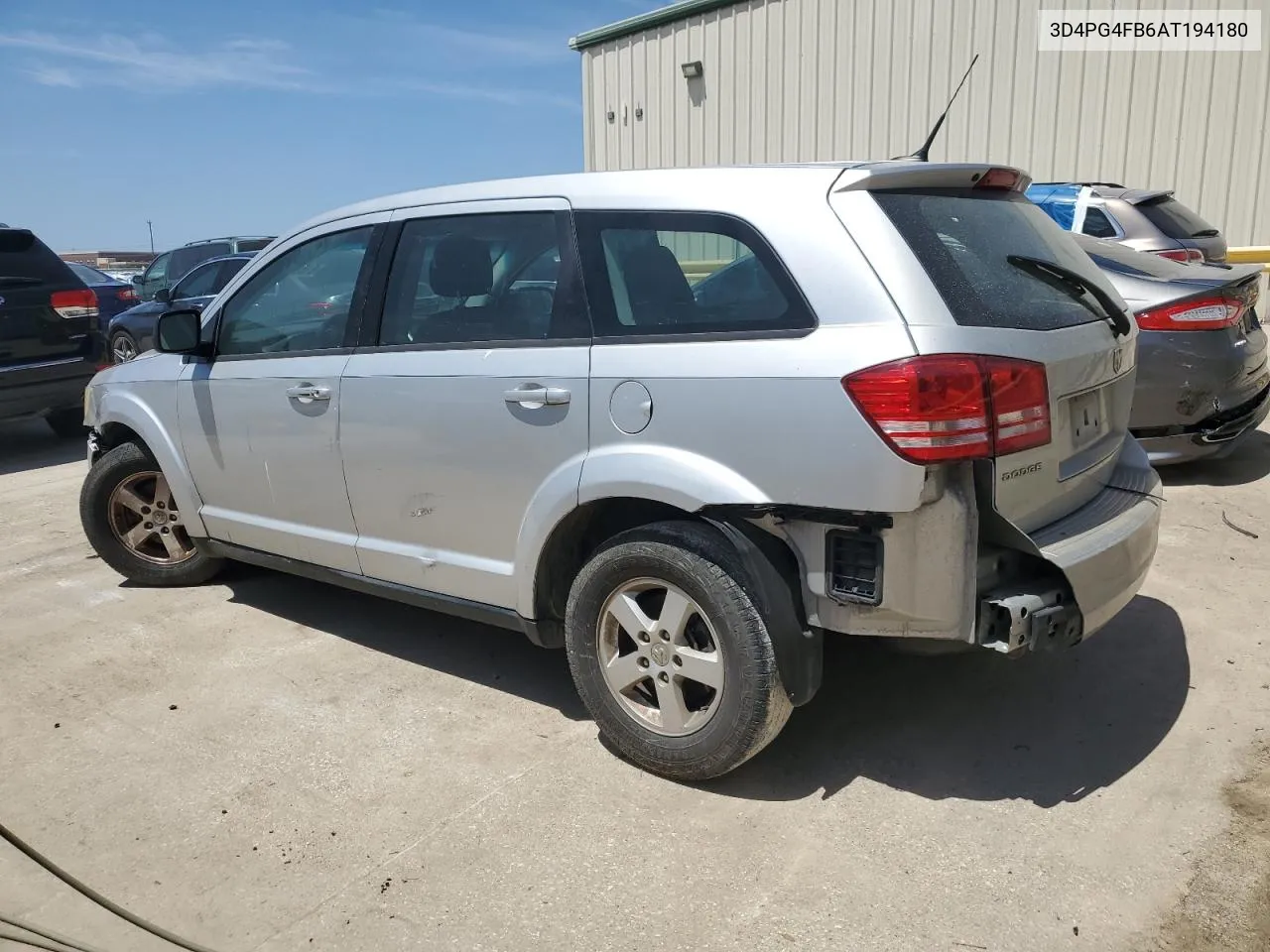 2010 Dodge Journey Se VIN: 3D4PG4FB6AT194180 Lot: 61515534