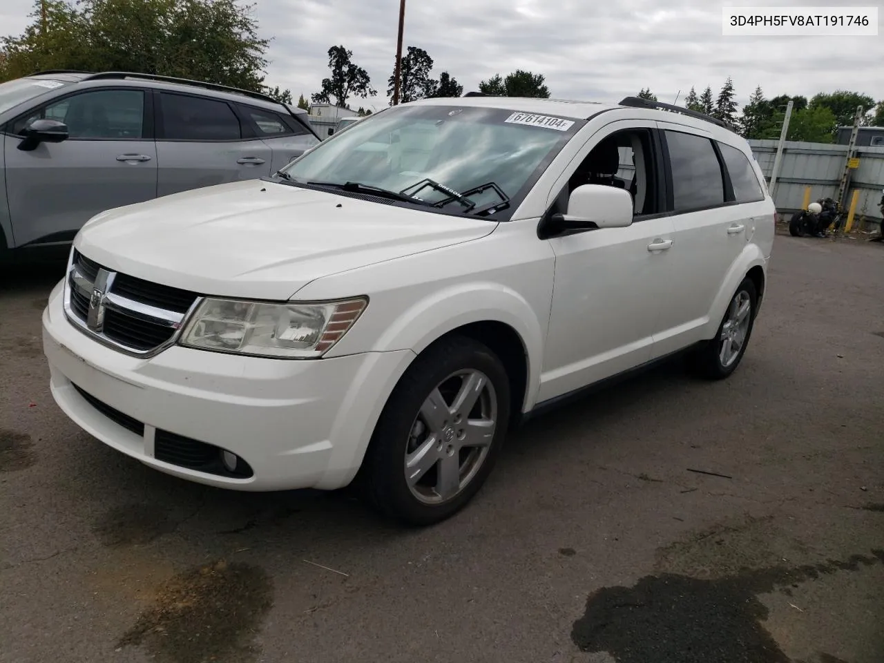 2010 Dodge Journey Sxt VIN: 3D4PH5FV8AT191746 Lot: 67614104