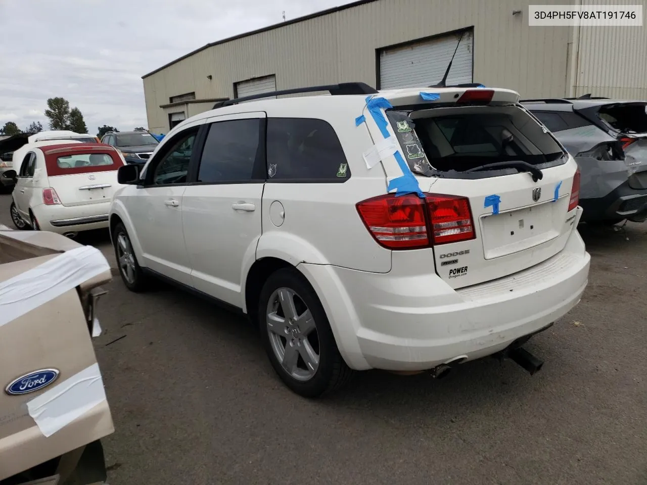 2010 Dodge Journey Sxt VIN: 3D4PH5FV8AT191746 Lot: 67614104