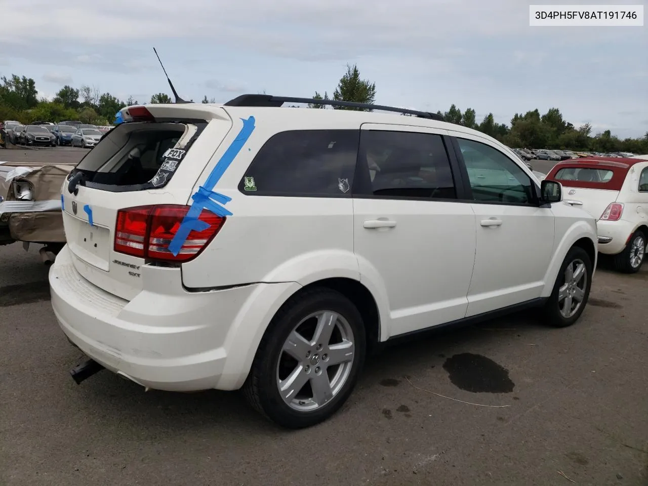 2010 Dodge Journey Sxt VIN: 3D4PH5FV8AT191746 Lot: 67614104