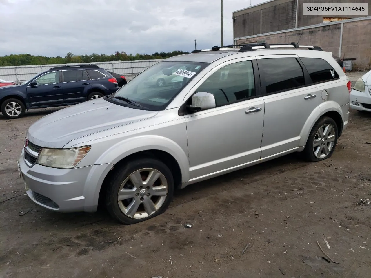 2010 Dodge Journey R/T VIN: 3D4PG6FV1AT114645 Lot: 68059494