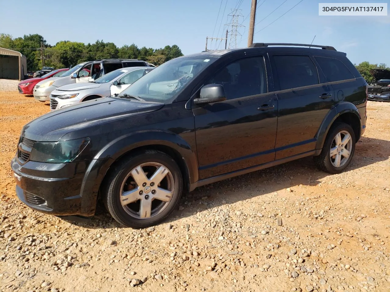 2010 Dodge Journey Sxt VIN: 3D4PG5FV1AT137417 Lot: 68695204