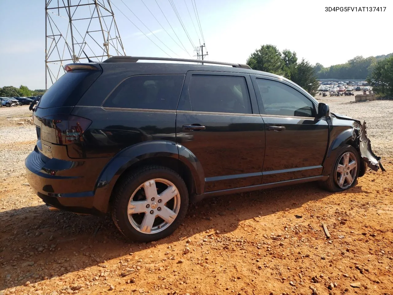 2010 Dodge Journey Sxt VIN: 3D4PG5FV1AT137417 Lot: 68695204