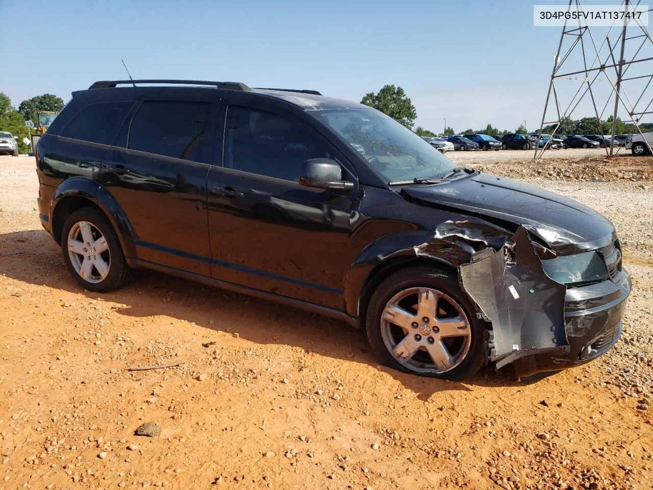 2010 Dodge Journey Sxt VIN: 3D4PG5FV1AT137417 Lot: 68695204